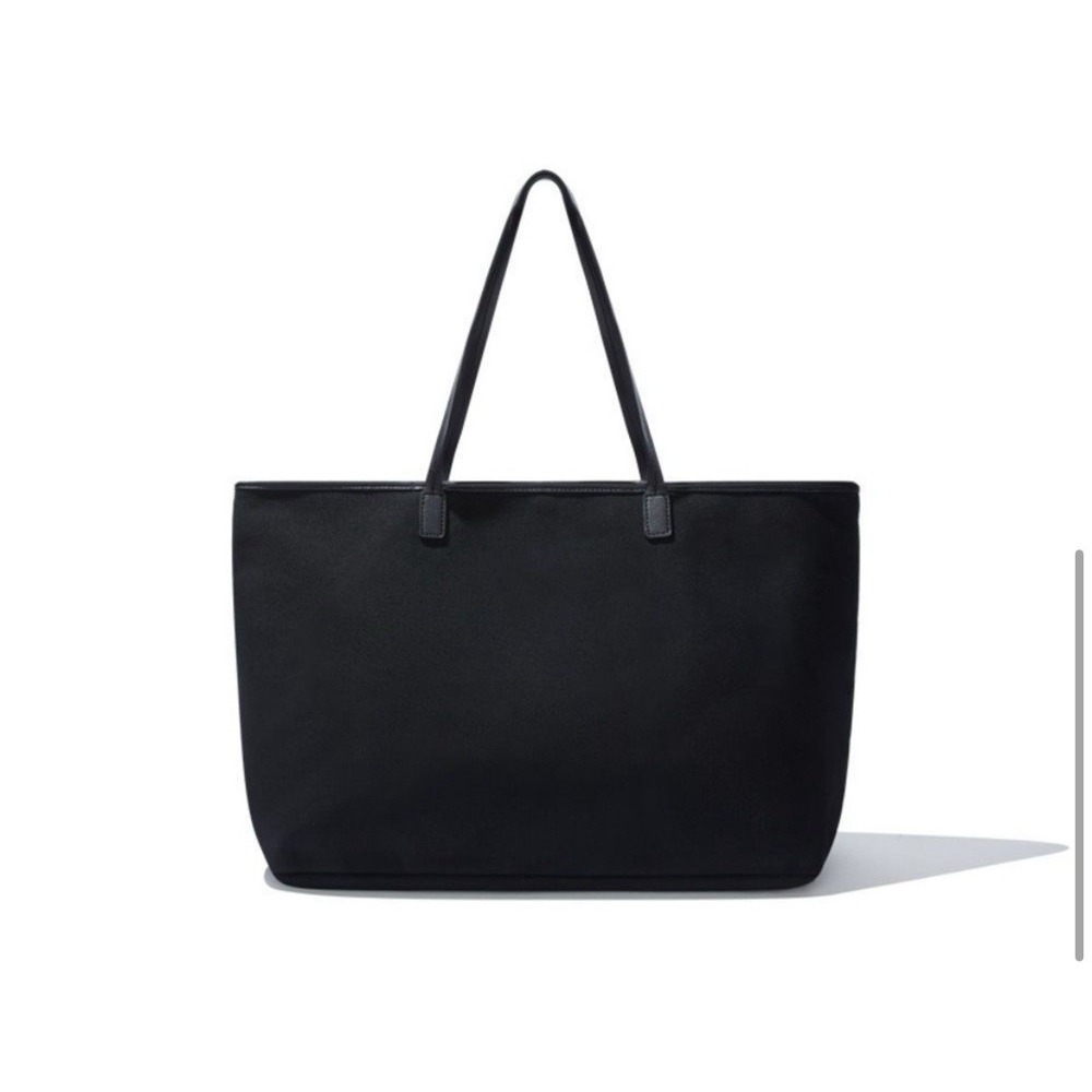 NEW Cleobella Large Black Canvas Tote 22"x12" - Picture 6 of 7